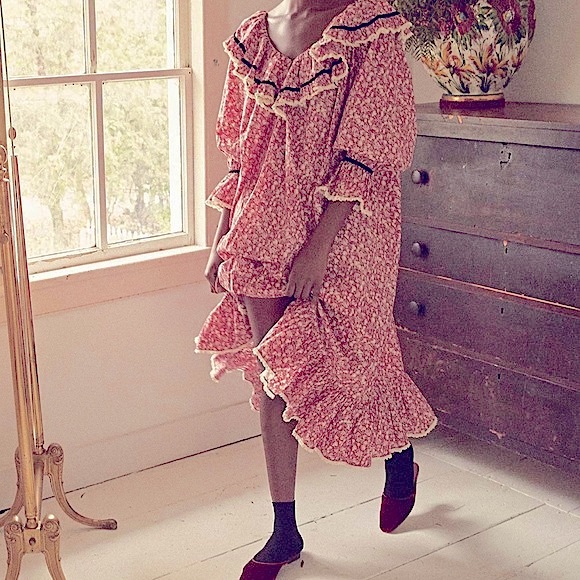 💋SOLD💋✨🍒DÔEN ‘Chaleur’ Nightgown Rouge Pomme Et Poire XS✨ - Picture 2 of 15